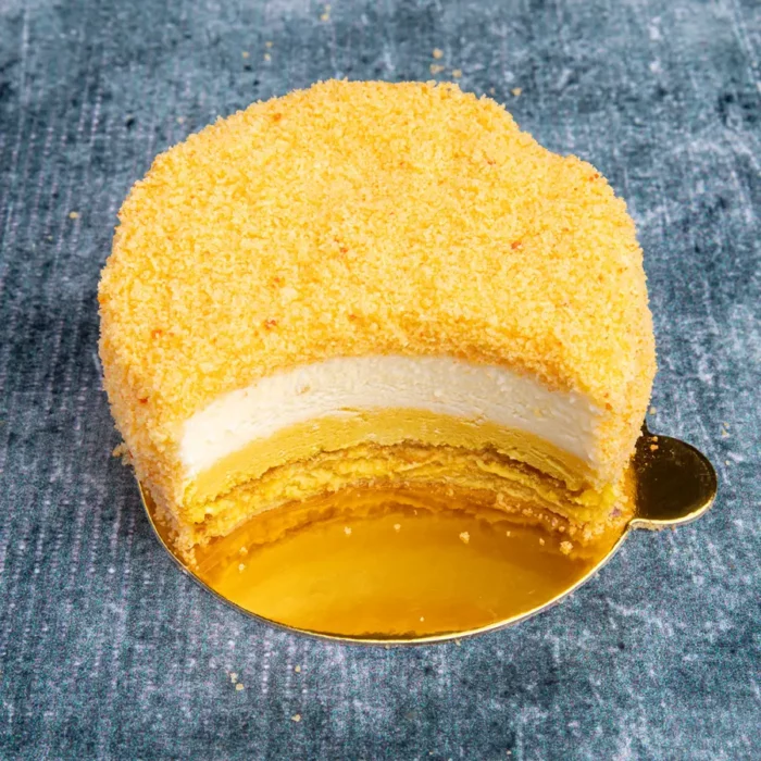 Mango Japanese Triple Cheesecake Family size Papafluffy Japanese